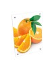 Grzejnik szklany z nadrukiem pomarańcze